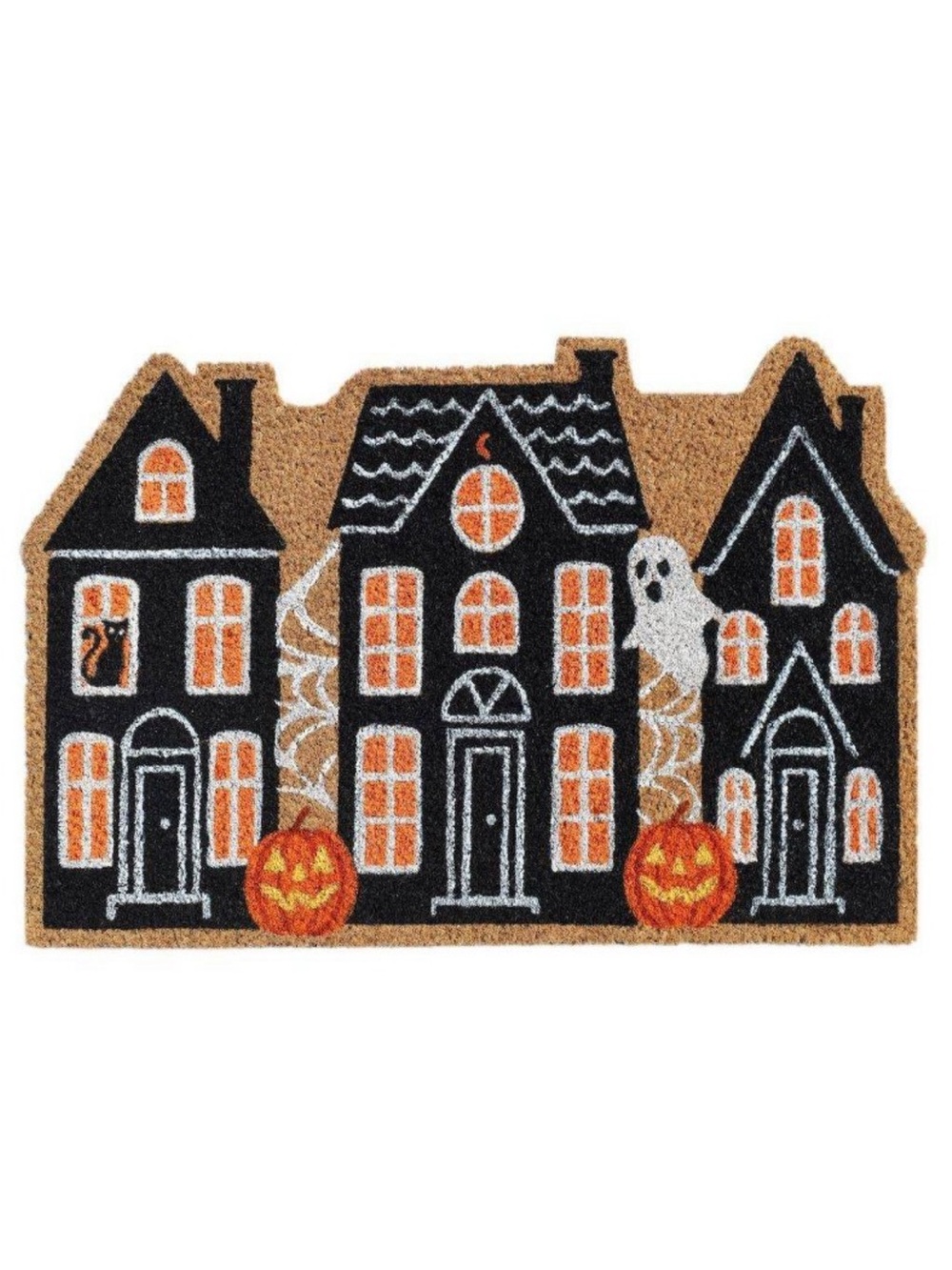 Target Bullseye’s Playground Halloween Haunted House Coir Doormat 24” x 16”